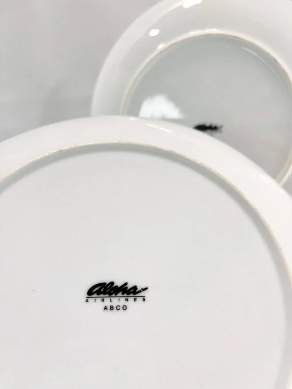 Aloha Airlines ABCO 1st Class Dinnerware Ceramic Salad Plate Hawaii Memorabilia